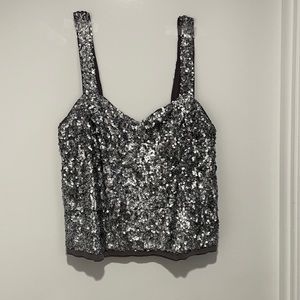 Abercrombie and Fitch sparkle top